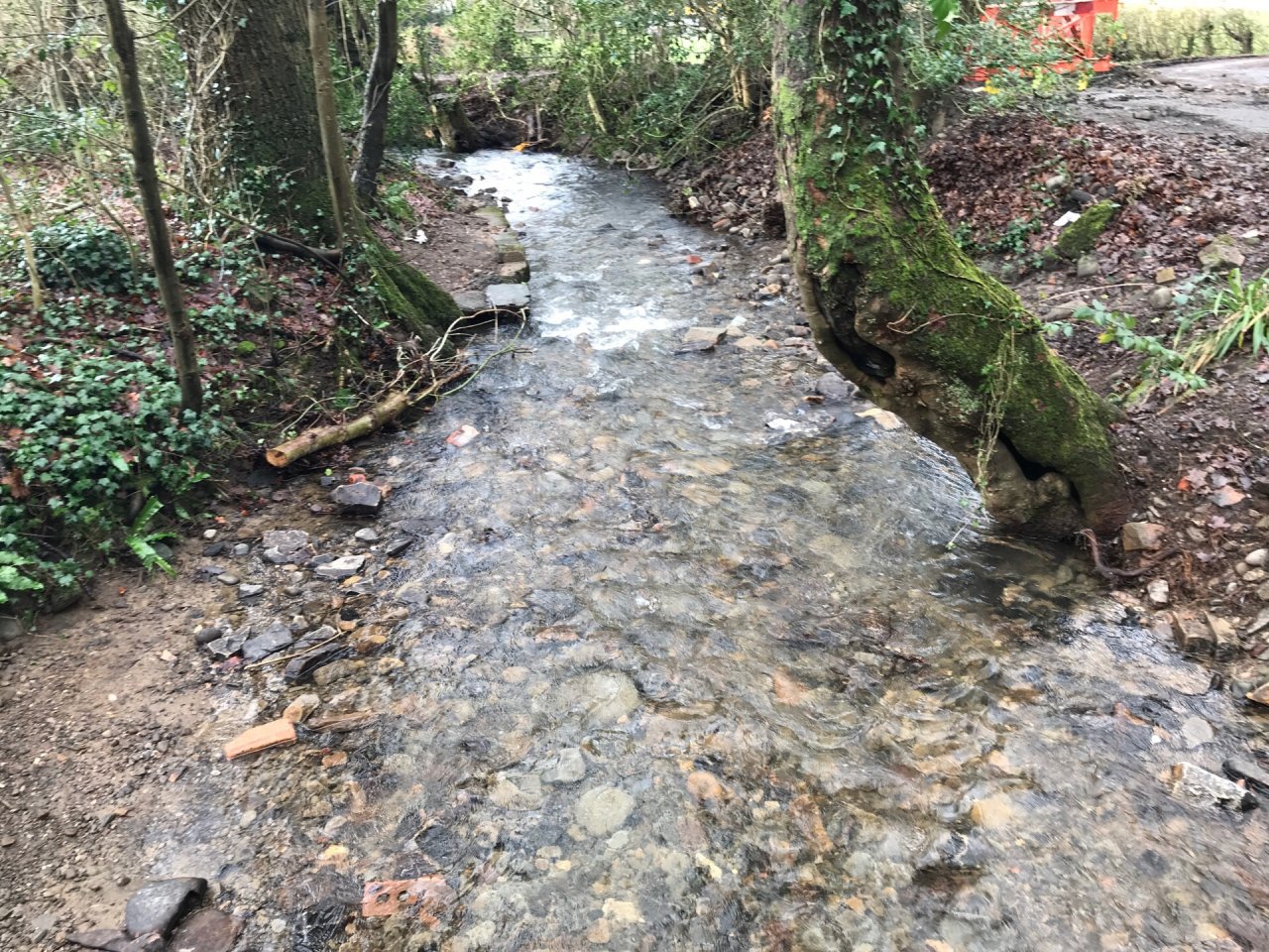 temporary stream in CrowdWater App spotted by Frances Attwood on 29.12.2020