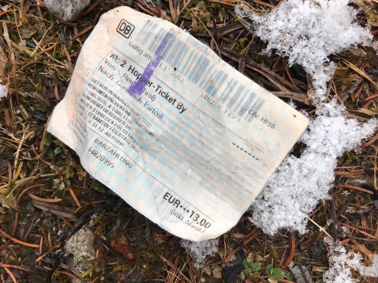 litter in DRECKSPOTZ | GLOBAL 2000 App spotted by Baumi21 on 25.12.2020