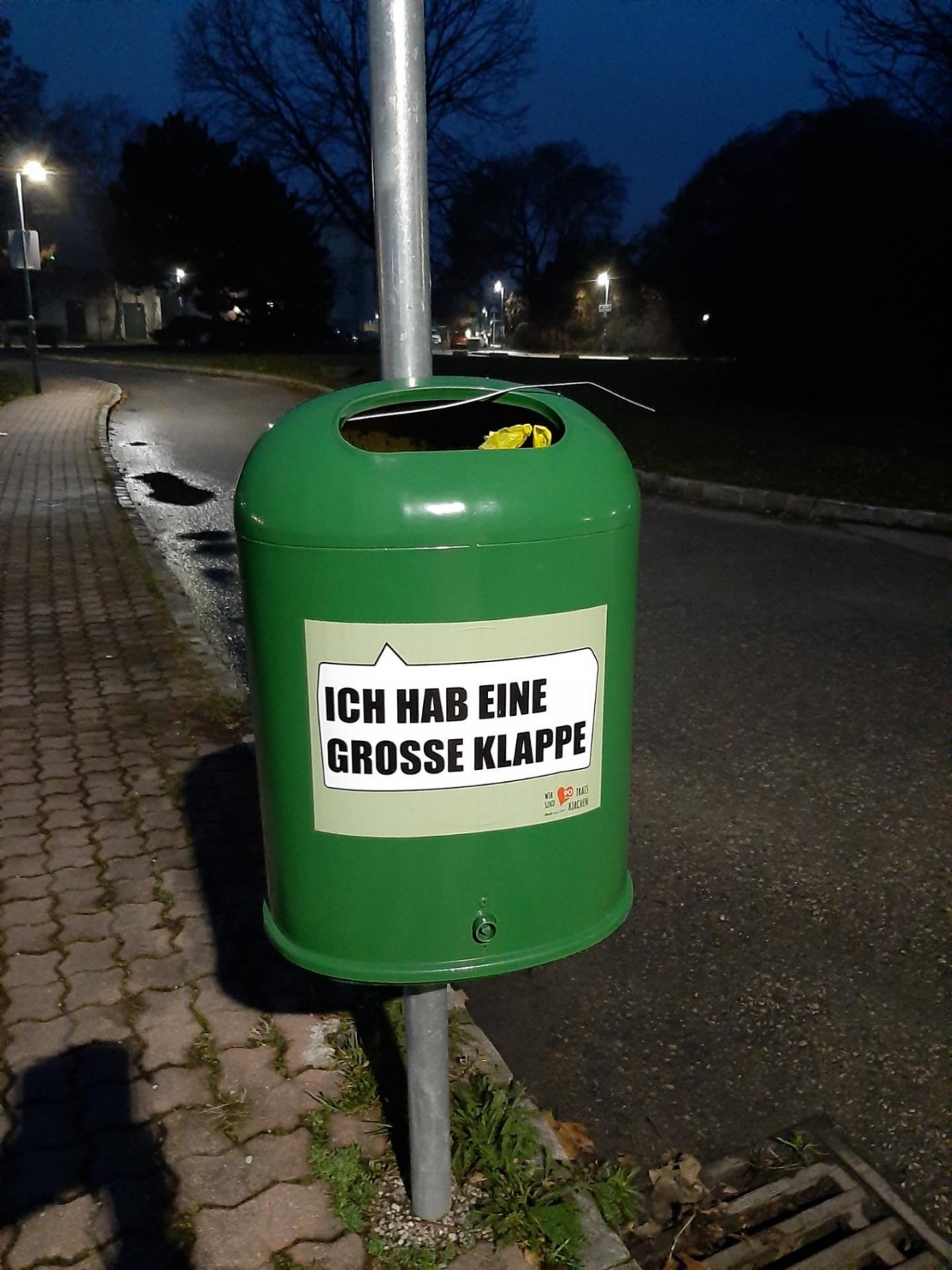 disposal in DRECKSPOTZ | GLOBAL 2000 App spotted by Gudrun H. on 03.01.2021