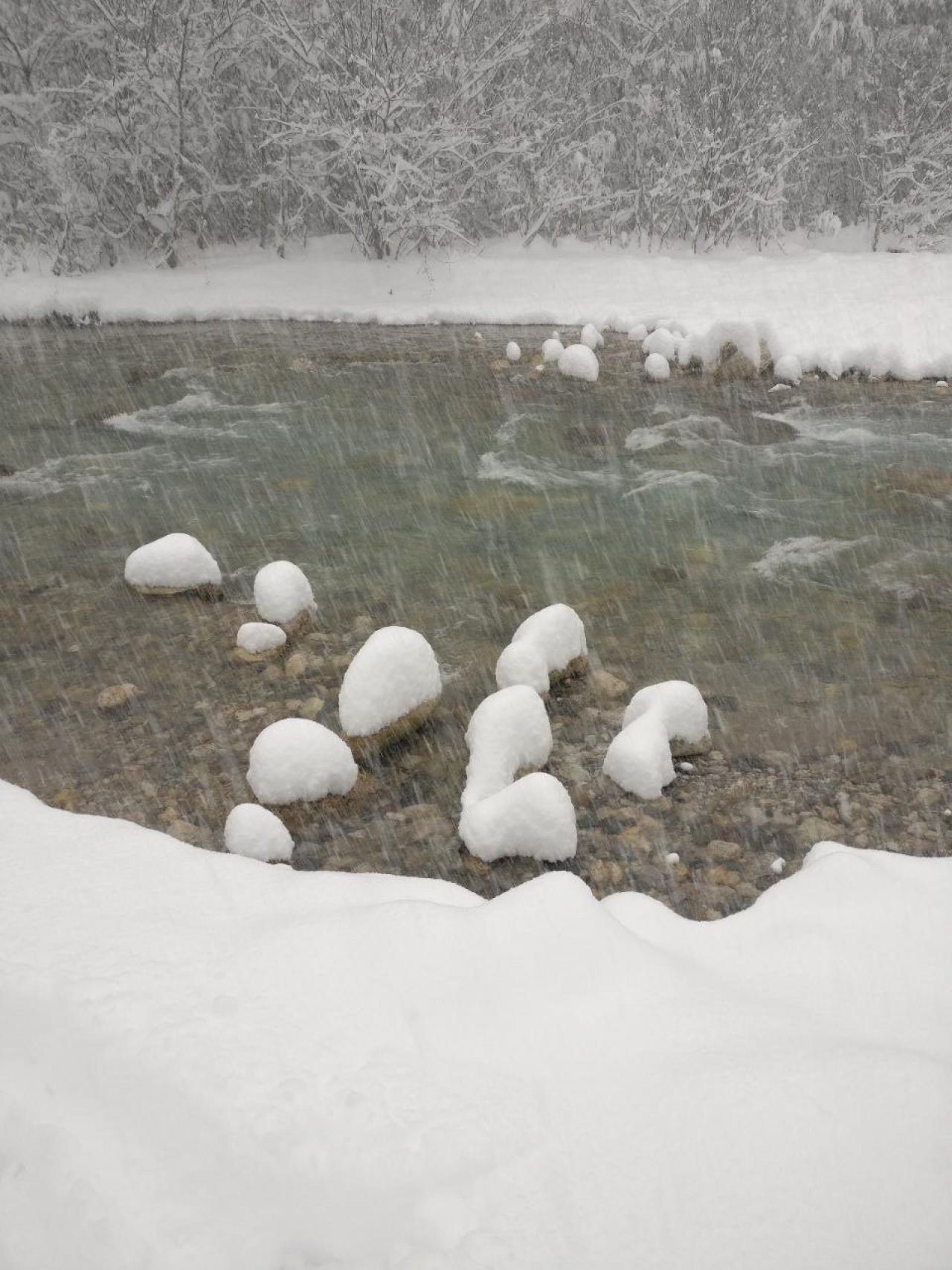 Schneefall in Naturkalender App spotted by Susi on 28.12.2020