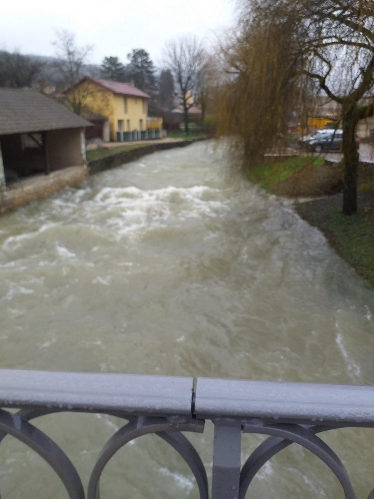 temporary stream in CrowdWater App spotted by SR3A, Ain on 15.01.2021